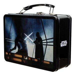 NEW STAR WARS THE EMPIRE STRIKES BACK LUKE SKYWALKER & DARTH VADER TIN TOTE